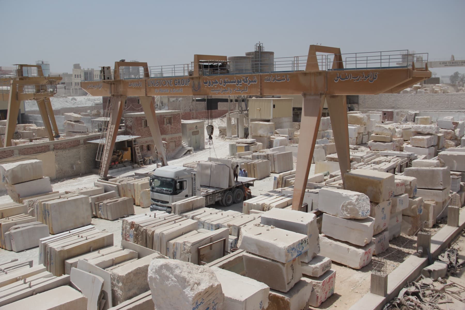 Unistone factory floor in Shaq El Thoban